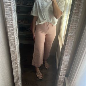Madewell Wide leg crops